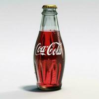Coca Cola con blanco antecedentes alto calidad ultra foto