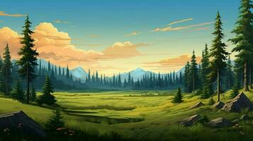 Create a simple slightly cartoonish background photo