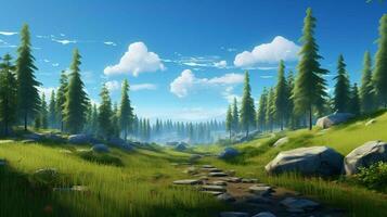 Create a simple slightly cartoonish background photo