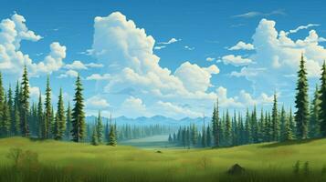 Create a simple slightly cartoonish background photo
