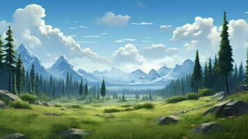 Create a simple slightly cartoonish background photo