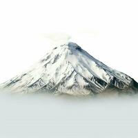 Damavand with white background high quality ultra h photo