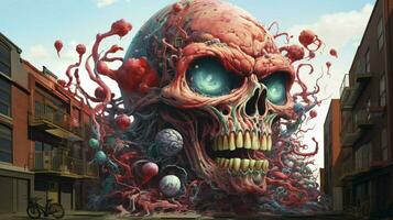 Exploded earth by Nychos high quality photo