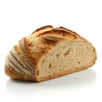 Italian bread with white background high quality photo