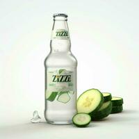 Izze with white background high quality ultra hd photo