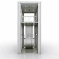 Lift with white background high quality ultra hd photo