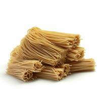 Linguine with white background high quality ultra photo