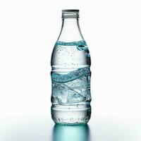 Mineral water with white background high quality photo