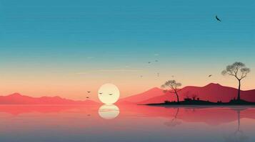Minimalistic desktop background high quality photo
