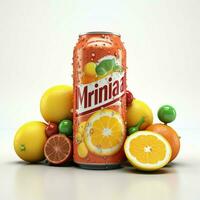 Mirinda with white background high quality ultra hd photo