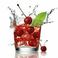 Mountain Dew ICE Cherry with white background high photo