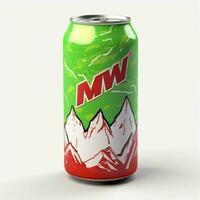 Mountain Dew Game Fuel promotional with white back photo