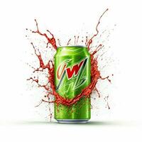 Mountain Dew Live Wire with white background high photo