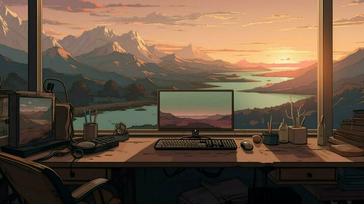 Aesthetic Desktop Wallpaper Stock Photos, Images and Backgrounds for