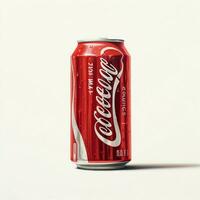 New Coke discontinued in 2002 with white background photo