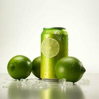 Pepsi Lime with white background high quality ultra photo