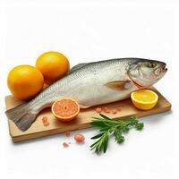 Photorealistic Product shot Food photography fish photo