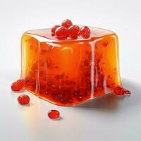 Photorealistic Product shot Food photography jell photo