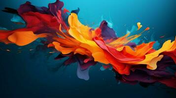 Play with negative space in an abstract artwork photo