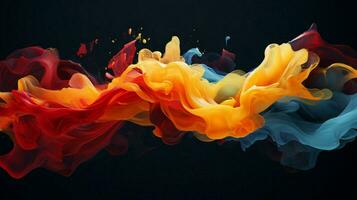 Play with negative space in an abstract artwork photo