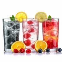 Polar Beverages with white background high quality photo