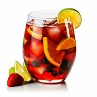 Sangria Senorial with white background high quality photo