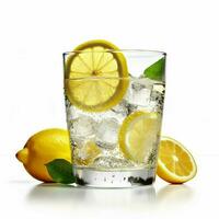 Sprite Lemon with white background high quality photo