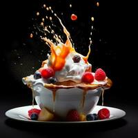 a fast shutter speed food photography photo