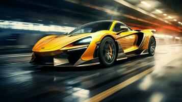 a picture of a supercar speeding wallpaper photo