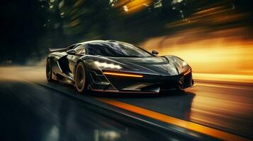 a picture of a supercar speeding wallpaper photo