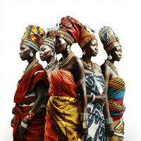 african culture with transparent background high quality photo