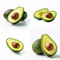 avacado with transparent background high quality ultra hd photo