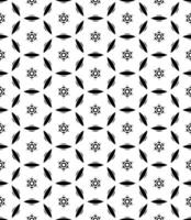 Black and white seamless abstract pattern. Background and backdrop. Grayscale ornamental design. vector