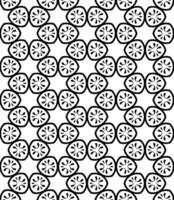 Black and white seamless abstract pattern. Background and backdrop. Grayscale ornamental design. vector