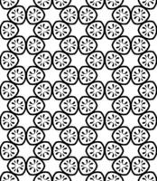 Black and white seamless abstract pattern. Background and backdrop. Grayscale ornamental design. vector