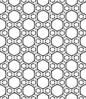 Black and white seamless abstract pattern. Background and backdrop. Grayscale ornamental design. vector