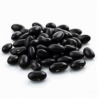black beans with transparent background photo