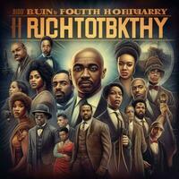 black history month poster high quality 4k ultra photo
