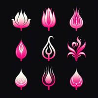 breast cancer logos high quality 4k ultra hd hdr photo