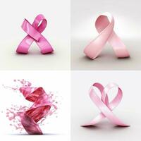 breast cancer with transparent background high photo