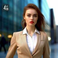 business woman high quality 4k ultra hd hdr photo