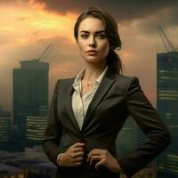 business woman high quality 4k ultra hd hdr photo