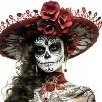 catrina with transparent background high quality ultra hd photo