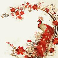 chinese new year backgrounds with transparent background photo