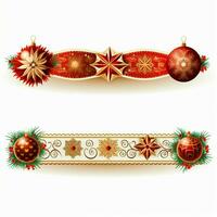 christmas banners with transparent background high quality photo