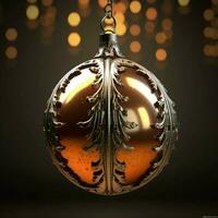 christmas bauble high quality 4k ultra hd hdr photo