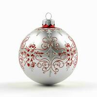 christmas bauble with transparent background high quality photo