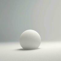 close - up white minimalist background realistic photo