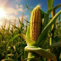 corn high quality 4k ultra hd hdr photo