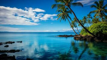 picture blue ocean Hawaii photo